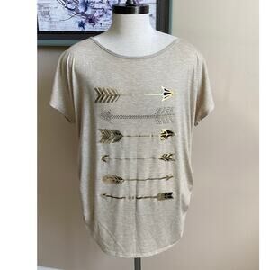 SJS Beige Arrow Blouse